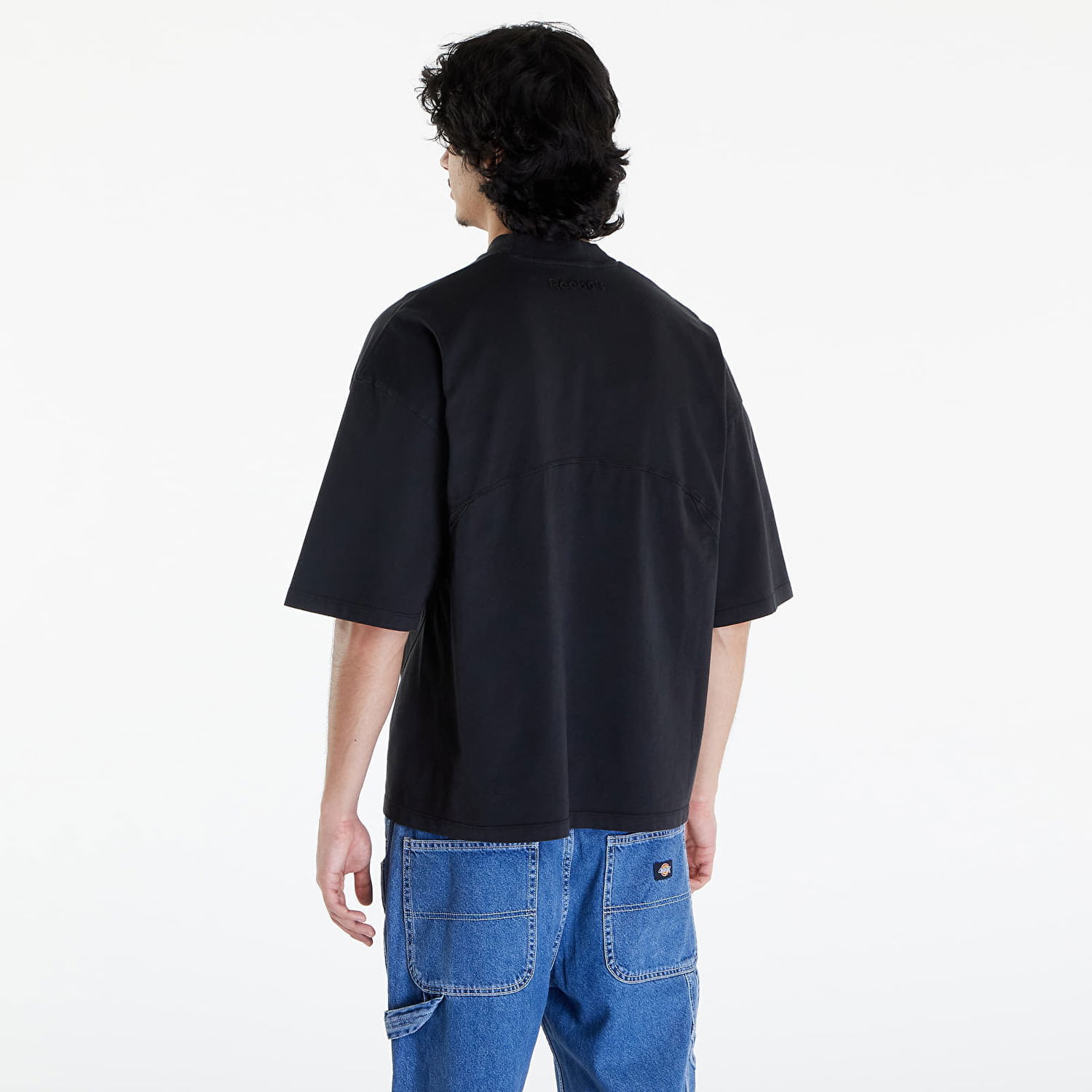 T-shirt Reebok Oversized Tee UNISEX Washed Black Svart | RMAA001C99JER0021000, 1