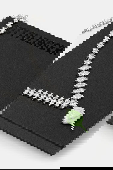 Halsband Ottolinger Ottolinger Diamond Dip Necklace Metallisk | 125.901525.01, 3