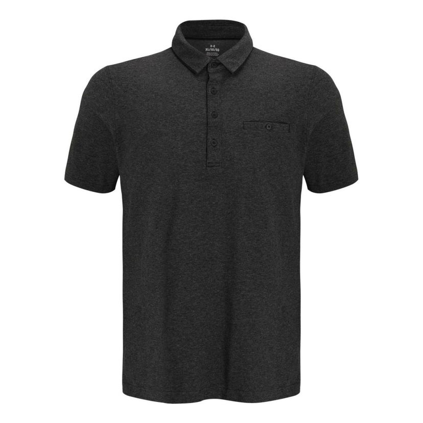 Polotröja Under Armour Luxe Polo Shirt Grå | 1377363-001