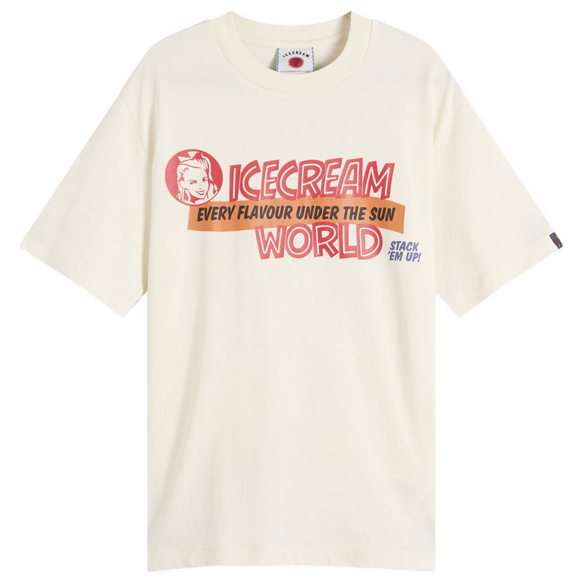 T-shirt BBC IceCream ICECREAM Every Flavour T-Shirt, Size Large Vit | IC25351-OWT