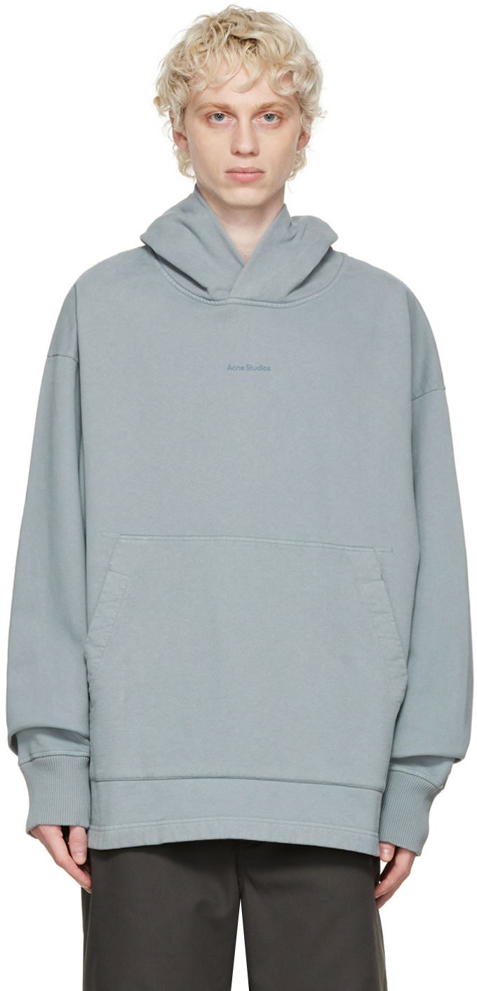 Sweatshirt Acne Studios Organic Cotton Hoodie Grå | BI0139-, 0