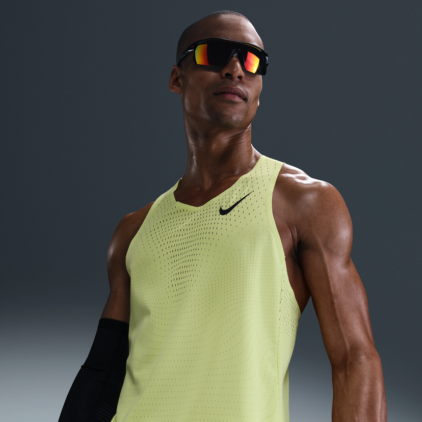 Linne Nike AeroSwift Dri-FIT ADV Running Singlet Gul | FN4231-736