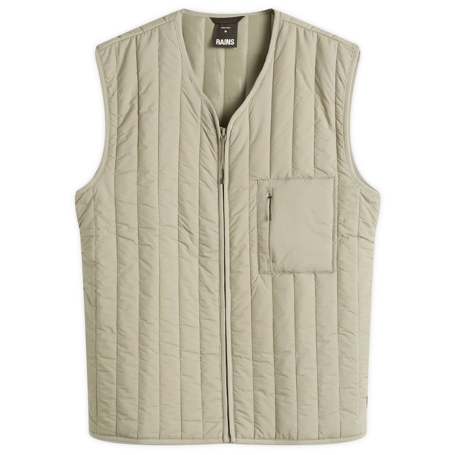 Väst Rains Men's Banja Liner Vest, Size Large Beige | 21660-108, 1