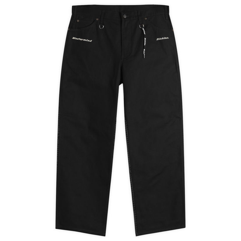 Byxor Mastermind WORLD Mastermind World x Dickies Duck Carpenter Pants, Size Large Svart | MJ25C14-PA100-2