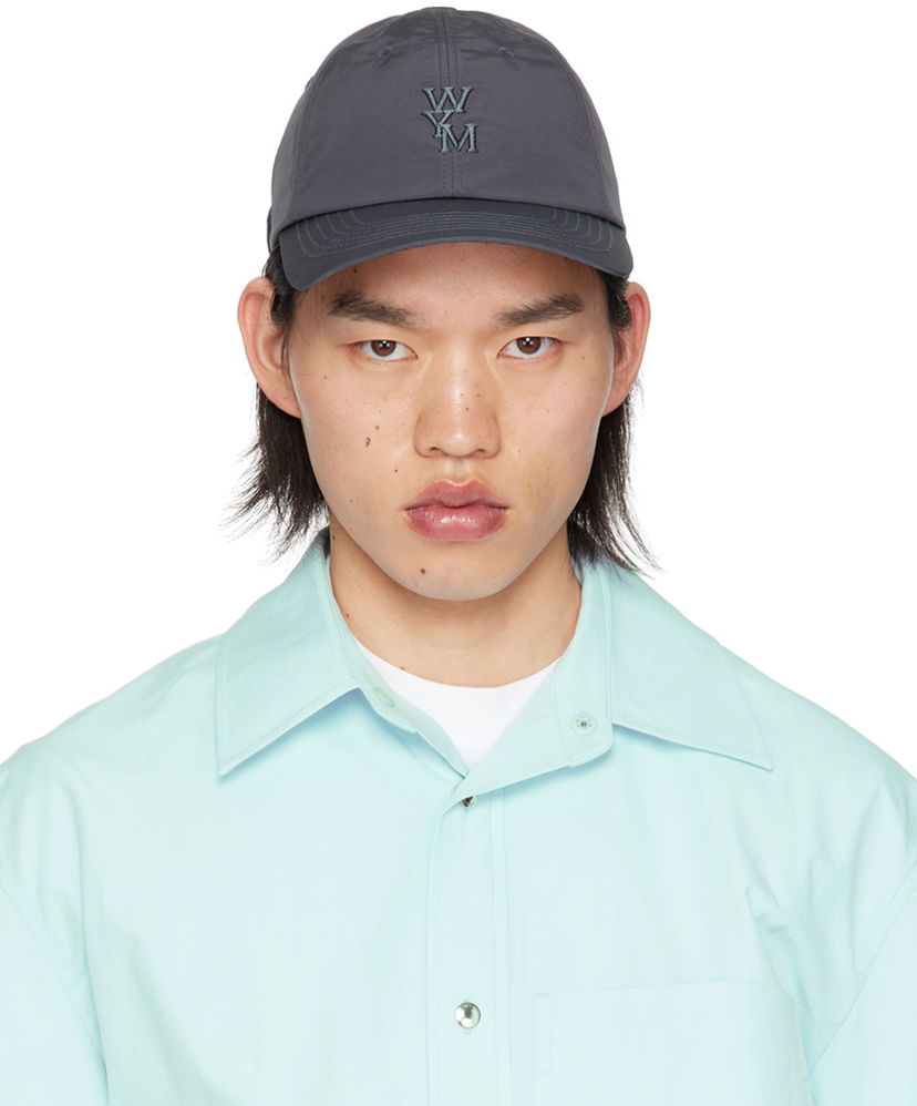 Keps WOOYOUNGMI WOOYOUNGMI Ball Cap Grå | W241AC54