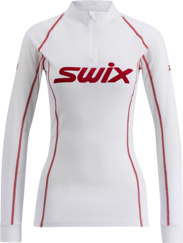 T-shirt SWIX SWIX RaceX Classic Half Zip Top Vit | 10111-23-00036, 1