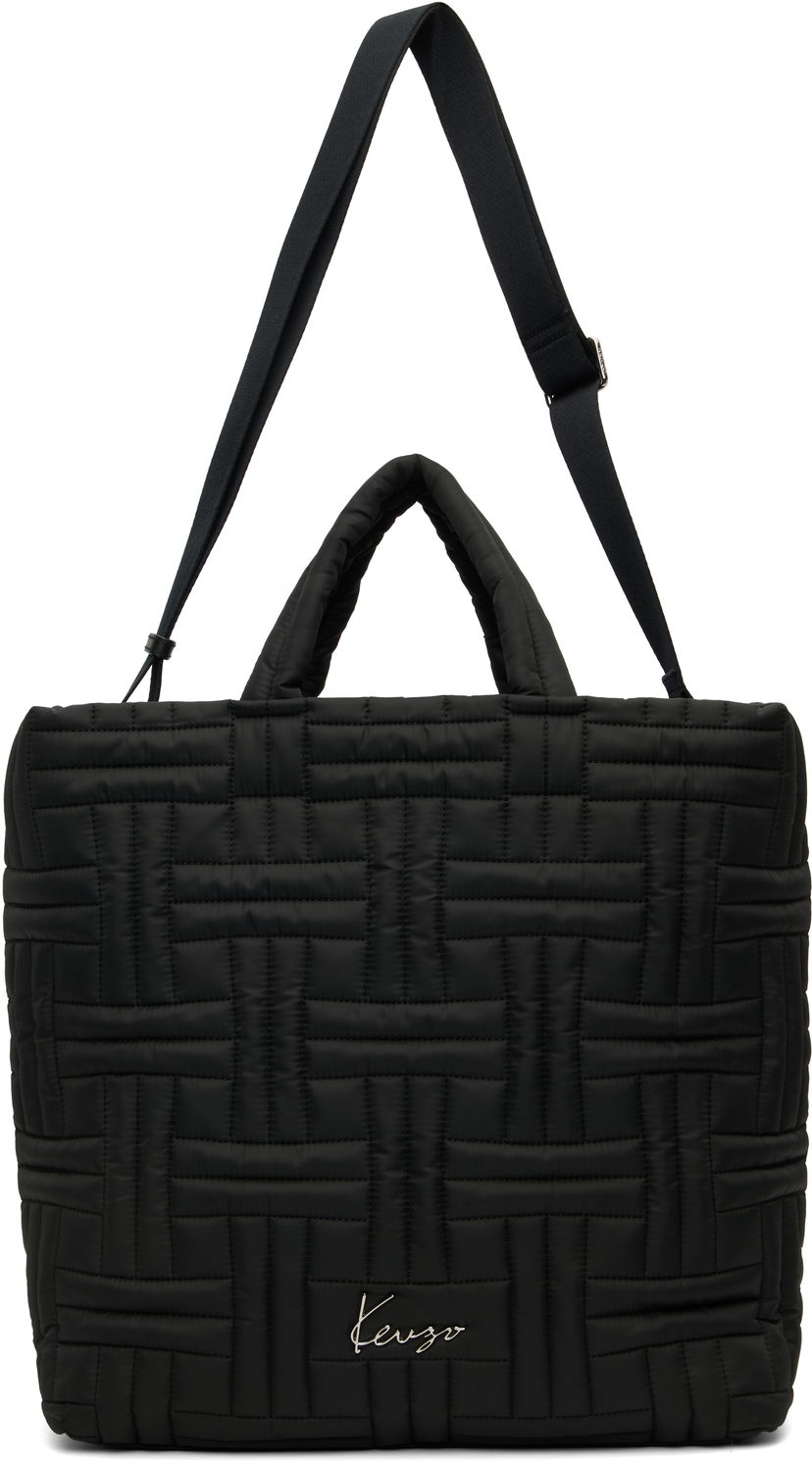 Tygpåse KENZO Kenzo 'KENZO Cosy' Large Tote Bag Svart | FF62SA711F03