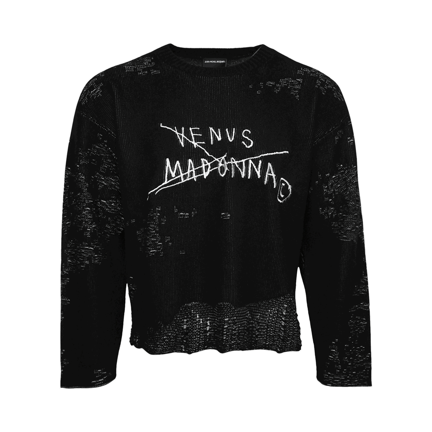 Sweater MISBHV Basquiat Edition Venus Madonna Destroyed Knit Svart | 122U700B, 0