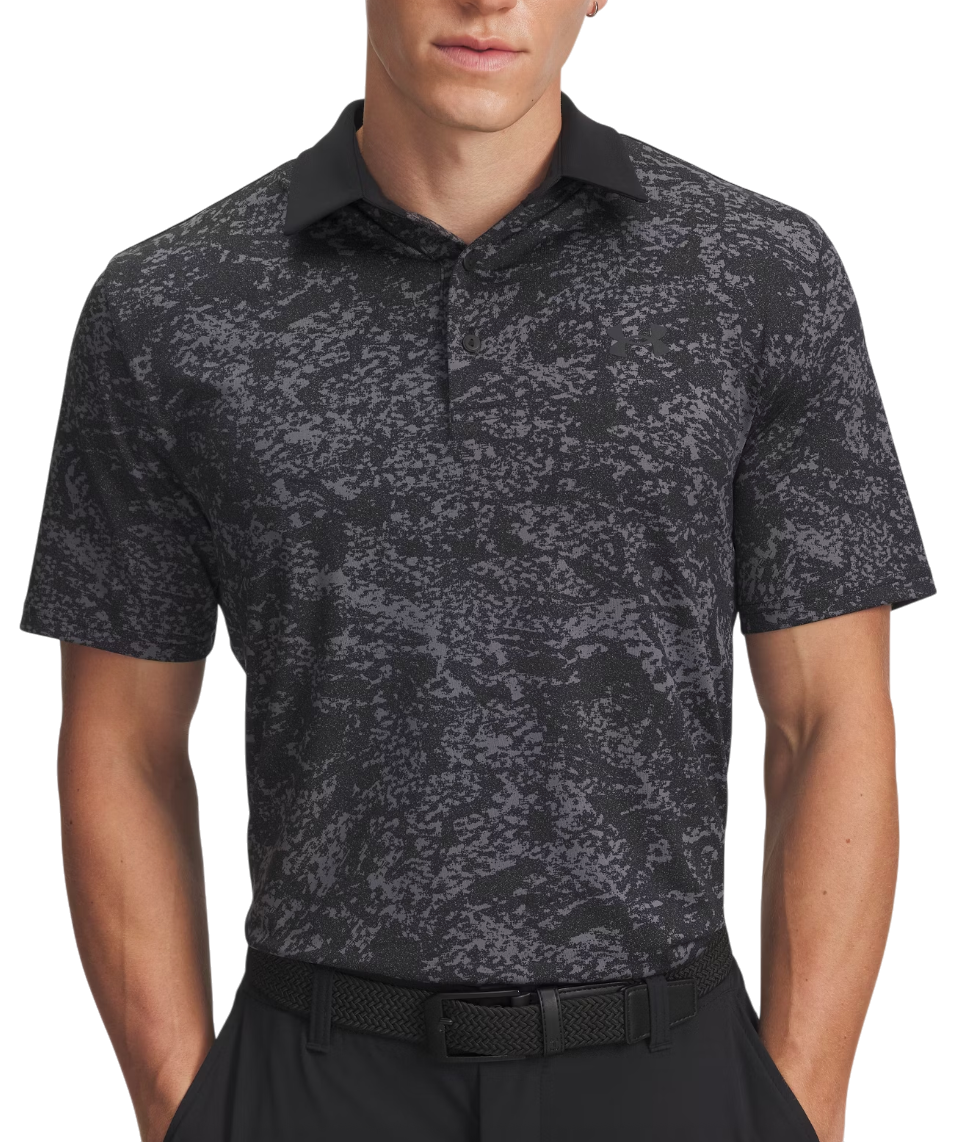 Polotröja Under Armour Playoff 3.0 Printed Polo Shirt Svart | 1378677-015, 0