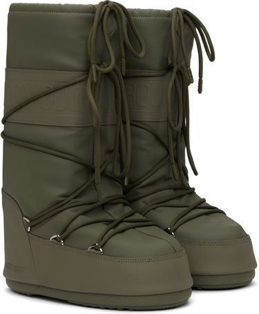 Kläder Moon Boot Moon Boot Icon Rubber Boots Grön | 80D1402760, 3