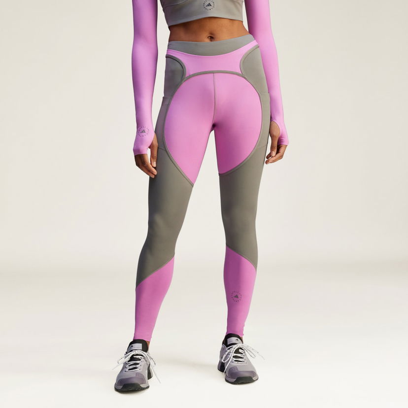 Damasker adidas Performance adidas by Stella McCartney Two-Tone Leggings Rosa | JI5247