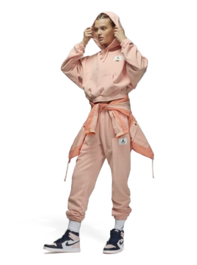 Sweatshirt Jordan Essentials Fleece Hoodie Rosa | DD6998-800