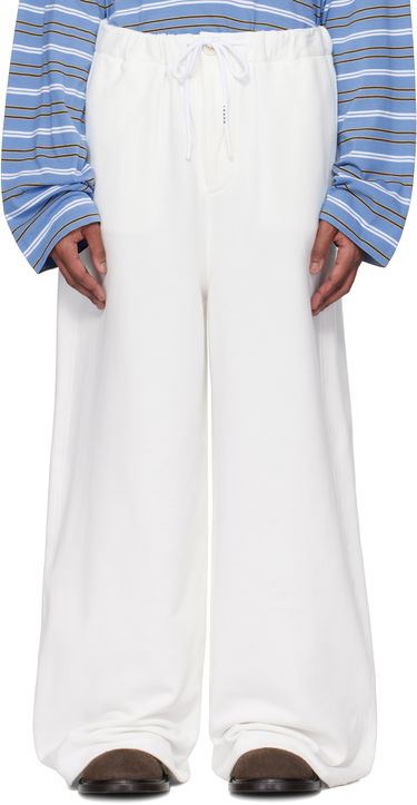 Träningsbyxor Marni Marni Loopback Sweatpants Vit | PJMU0070A0 UTC275, 0