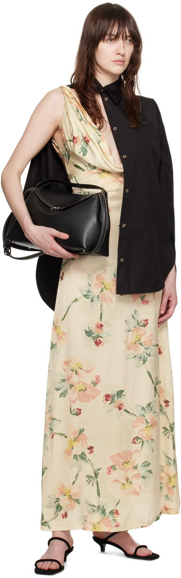 Klä TOTEME TOTEME Women's Floral Print Twist Maxi Dress Beige | 243-WRD1924-FB0220, 3