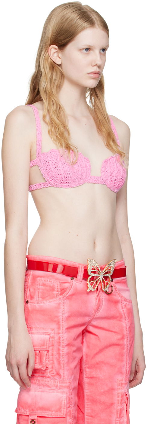 Cargo byxor Blumarine Scalloped Bra Rosa | P344M023A, 1