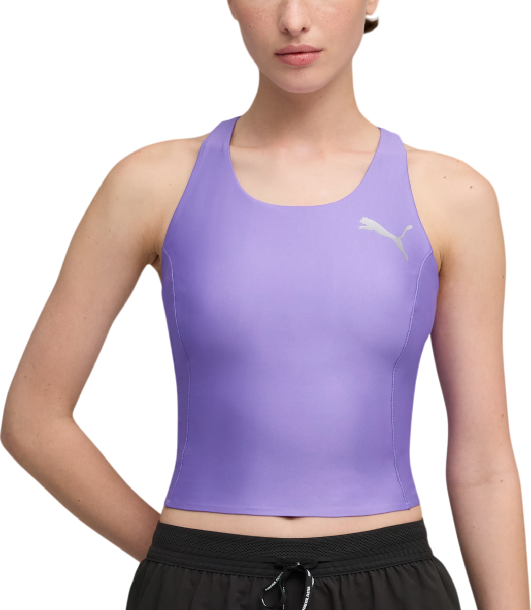 Linne Puma Puma Raceday Ultraform Crop Tank Top Purpur | 527532-28, 0