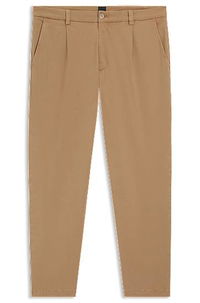 Tapered-Fit Stretch Twill Trousers