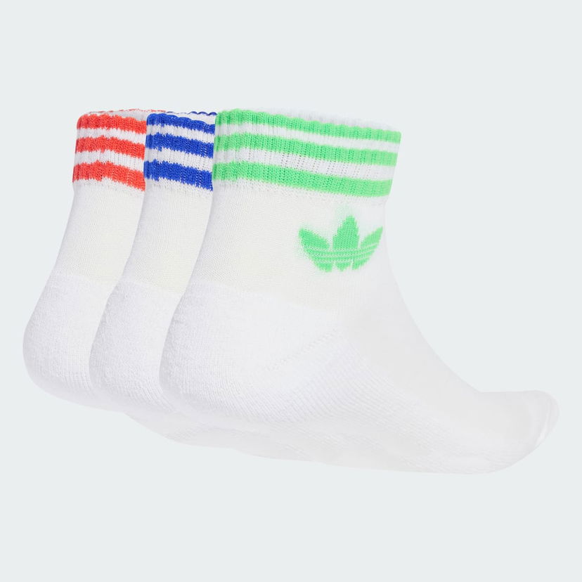 Strumpor adidas Performance 3-Stripes Ankle Socks - 3 Pairs Vit | JV7439