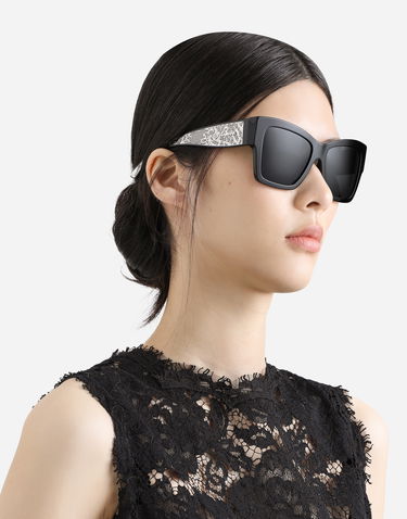 Solglasögon Dolce & Gabbana Dolce & Gabbana DG Lace Sunglasses Svart | VG4493VP1879V000, 1