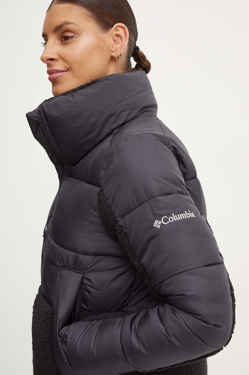 Pufferjacka Columbia Leadbetter Point Winter Jacket Svart | 2085602