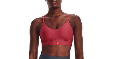 Behå Under Armour Infinity Covered Low Bra Röd | 1363354-638, 1