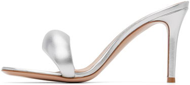 Sneakers och skor Gianvito Rossi Bijoux 85 Leather Heeled Sandals Metallisk | G18550-85RIC-NPS, 2