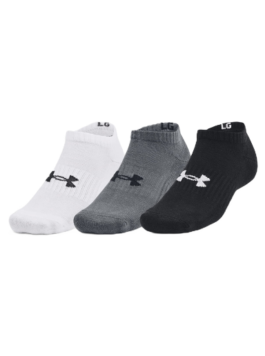 Strumpor Under Armour Core No Show 3Pk Flerfärgad | 1363241-003