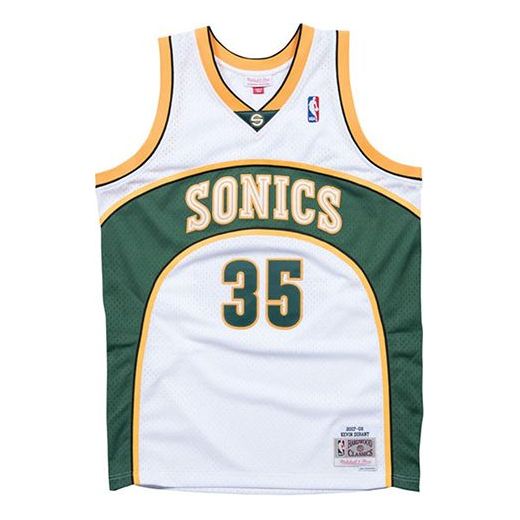 Jersey Mitchell & Ness Mitchell & Ness Sonics Kevin Durant Jersey Vit | SMJYGS18211-SSUWHIT07KDU