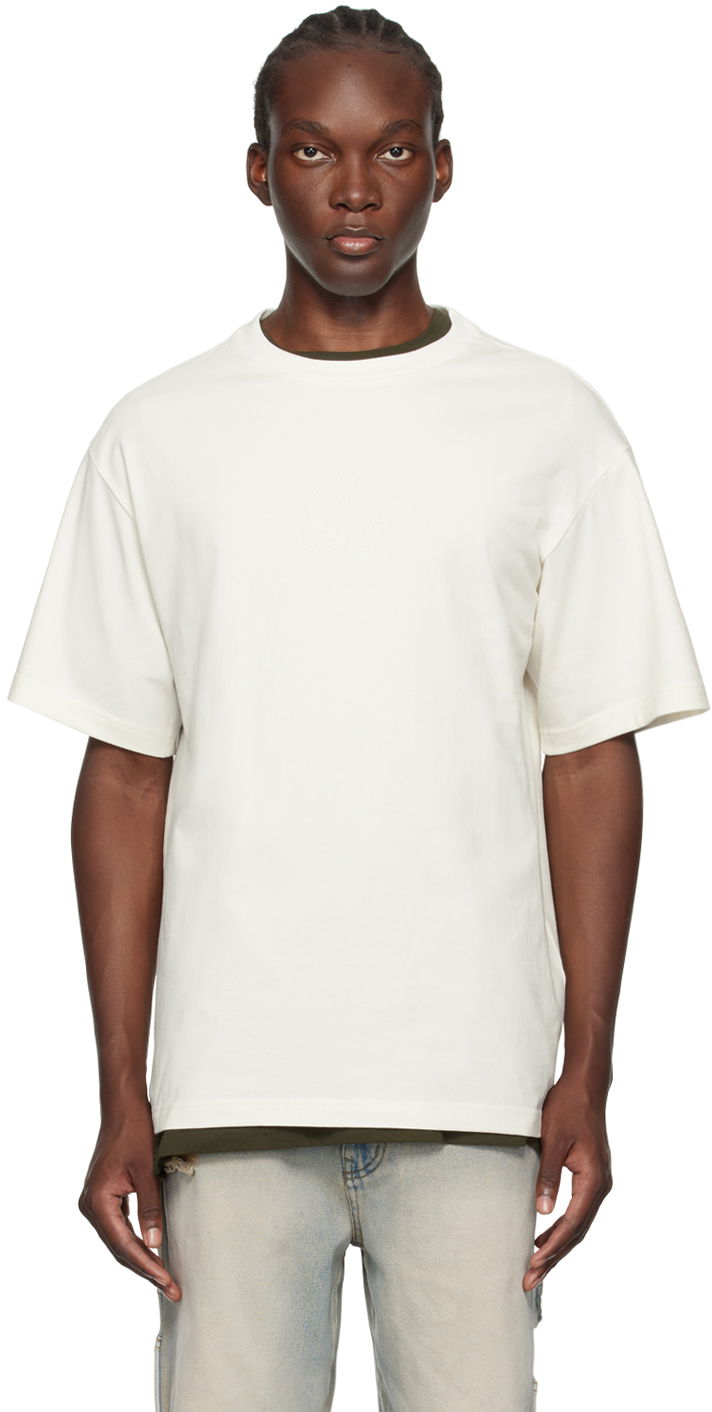 T-shirt We11done We11done Pearl Bear T-Shirt Vit | WD-TT2-24-780-U-IV