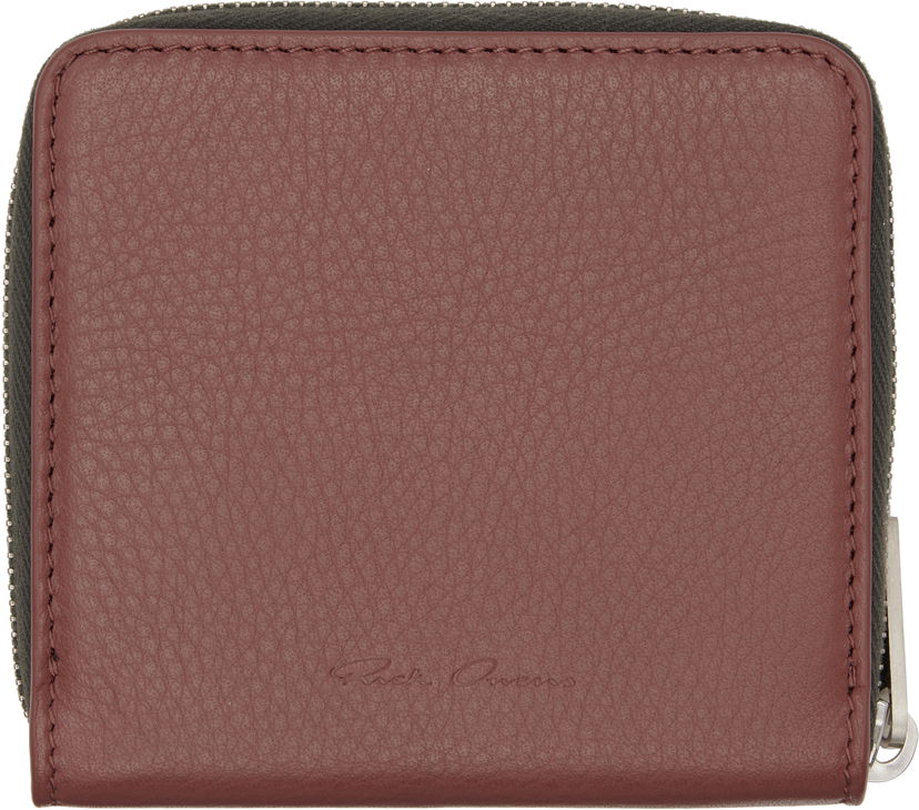 Plånbok Rick Owens Rick Owens Concordians Zipped Wallet Bourgogne | RA02E0716 LCN
