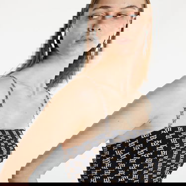 Klä MISBHV Monogram Spaghetti Mini Dress Svart | 3021W131, 1