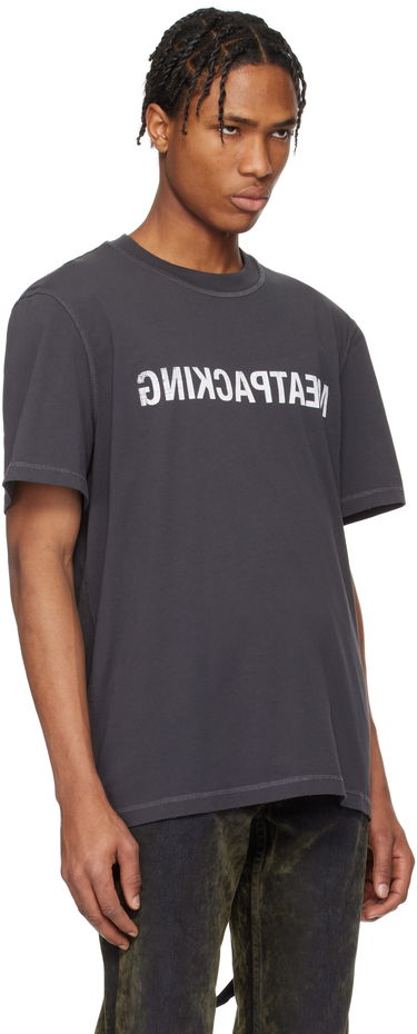 T-shirt Helmut Lang Helmut Lang 'Meatpacking' T-Shirt Grå | O10HM514, 1