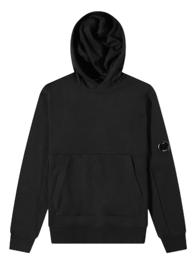 Sweatshirt C.P. Company Arm Lens Popover Hoodie Svart | 13CMSS023A-005086W-999