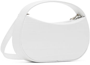 Handväska Coperni Coperni Small Sound Swipe Croco Bag Vit | COPBA72BIS838B, 2