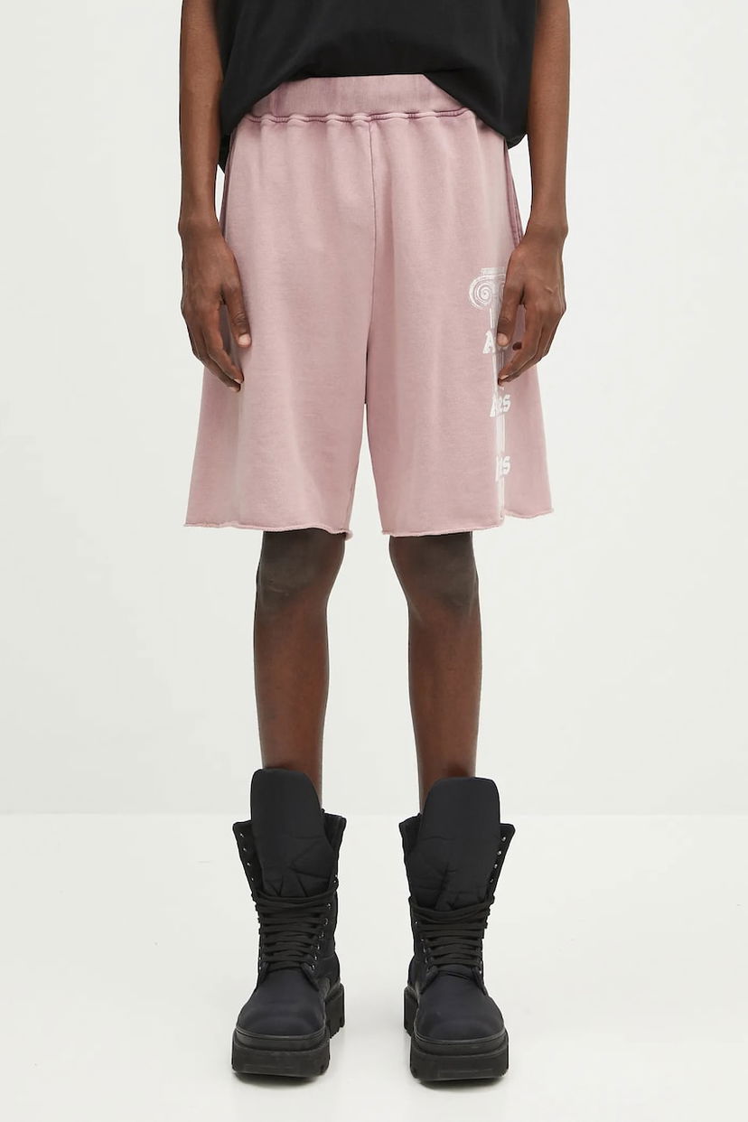 Shorts Aries Aries Aged Ancient Column Sweatshorts Rosa | AR3003403