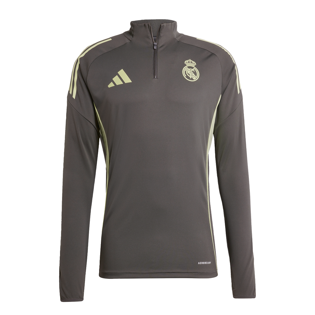 Sweatshirt adidas Originals Real Madrid Quarter Zip Long Sleeve Training Top Grå | JP4051, 0