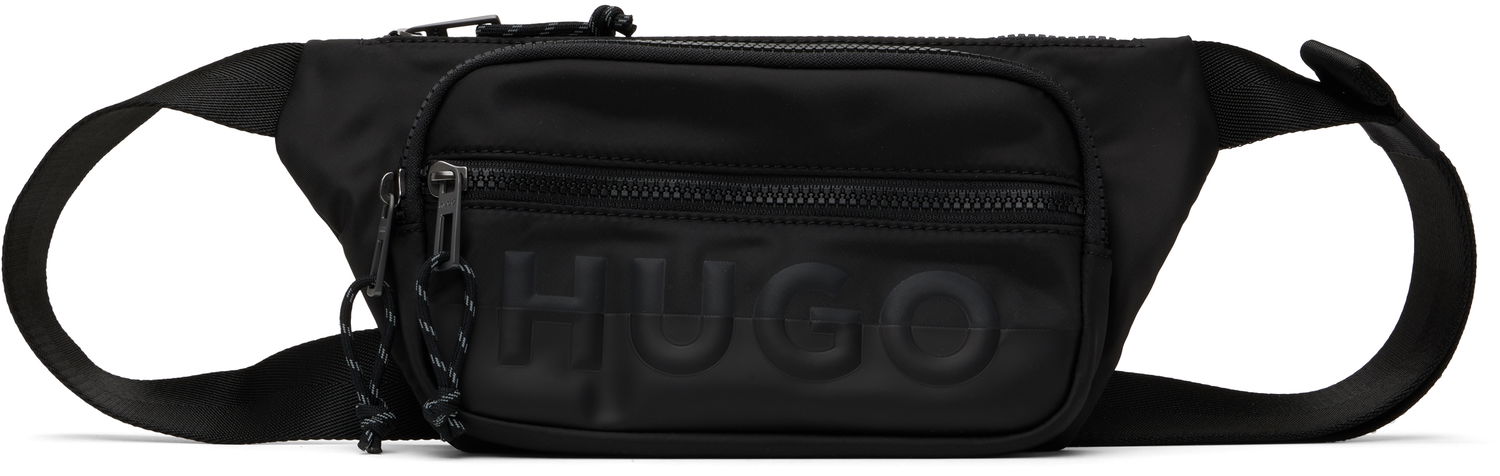 Midjeväska BOSS Hugo Embossed-Logo Belt Bag Svart | 50543264, 0