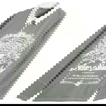 Polotröja Acne Studios Erber U Venice Logo Rugby Shirt, Size Small Grön | CL0396-DSQ, 1