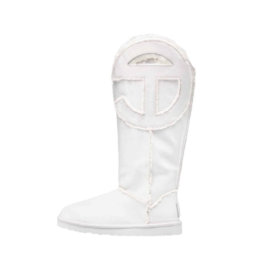 Sneakers och skor UGG Telfar x Logo Tall "Crinkle White" Vit | 1155871-WHT