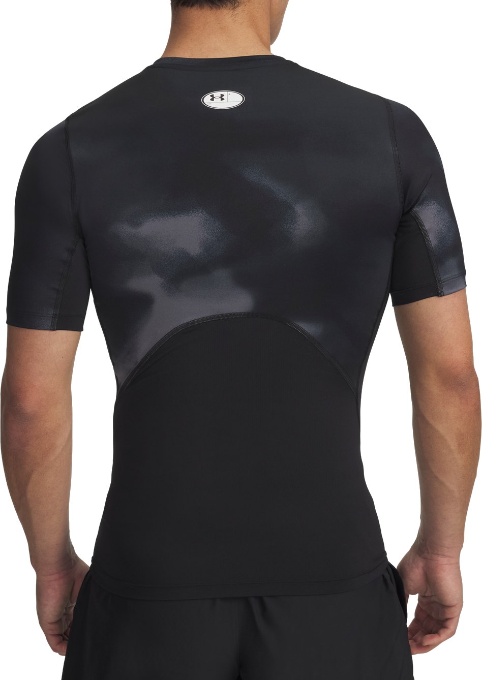T-shirt Under Armour Under Armour HG Armour Printed Short Sleeve T-Shirt Svart | 1383321-003, 1