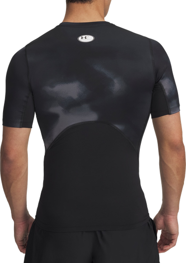 T-shirt Under Armour Under Armour HG Armour Printed Short Sleeve T-Shirt Svart | 1383321-003, 1