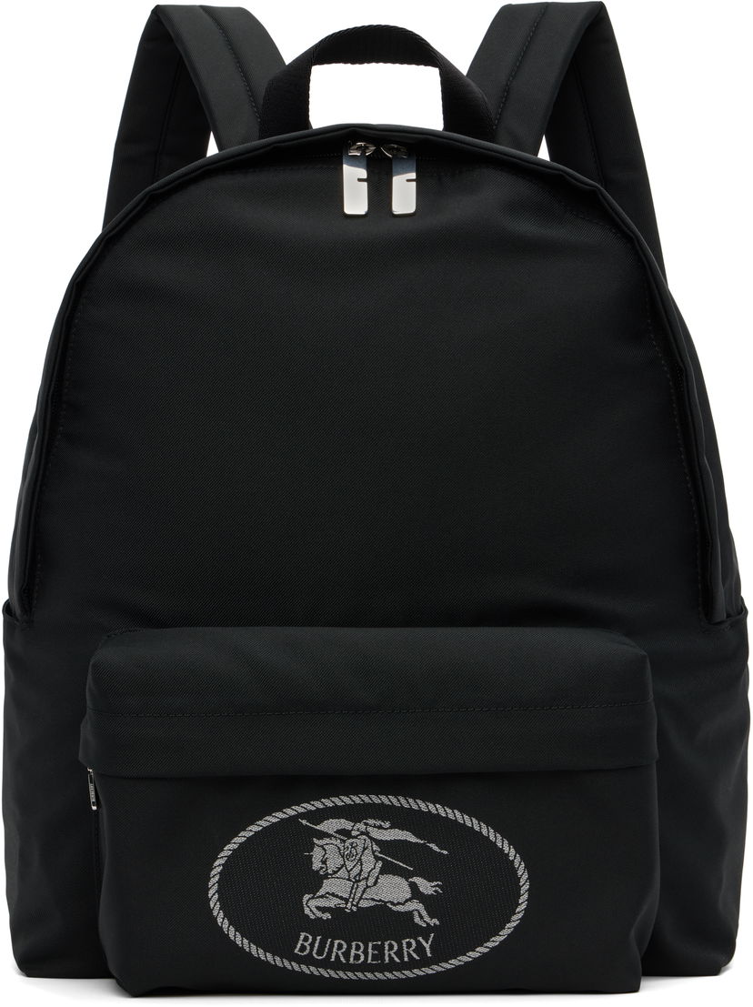 Ryggsäck Burberry Orkney Backpack Svart | 8111330