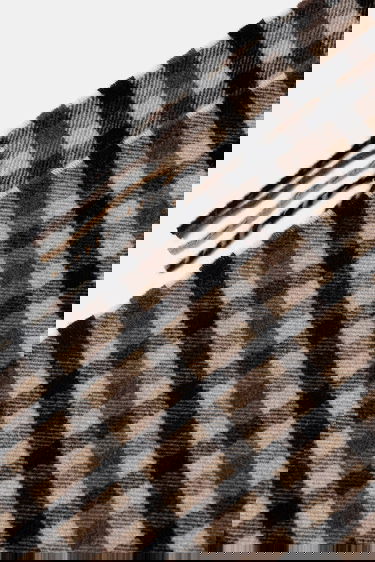 Halsduk GANNI Graphic Wool Checked Scarf Flerfärgad | A6668, 2