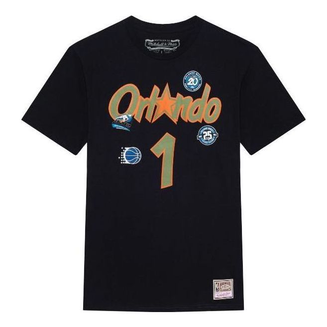 T-shirt Mitchell & Ness NBA Orlando Magic Penny Hardway Script T-Shirt Svart | BNN3DP22083-OMABLCKPHA, 0