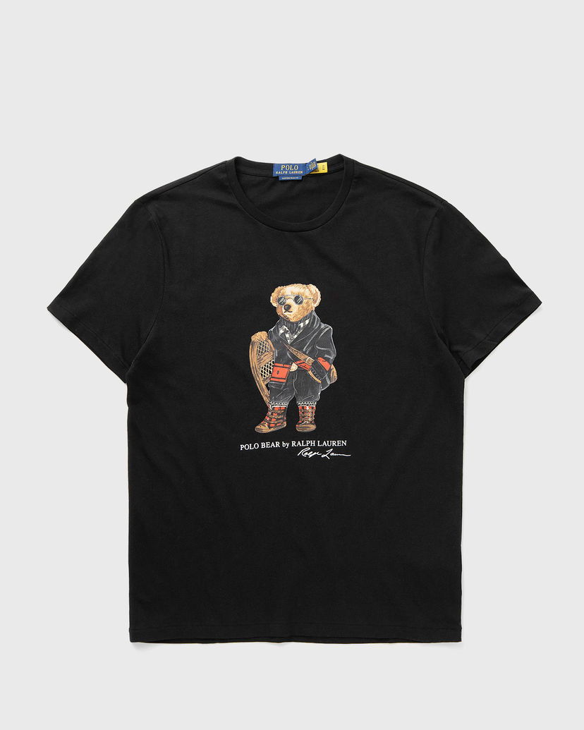 T-shirt Polo by Ralph Lauren T-Shirt Custom Slim Fit Polo Bear Svart | 710P00094001