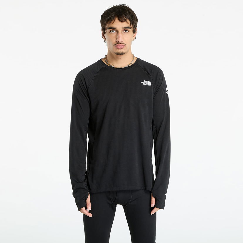 Sweatshirt The North Face Summit Pro 120 Crew Sweatshirt Svart | NF0A87ZTJK31