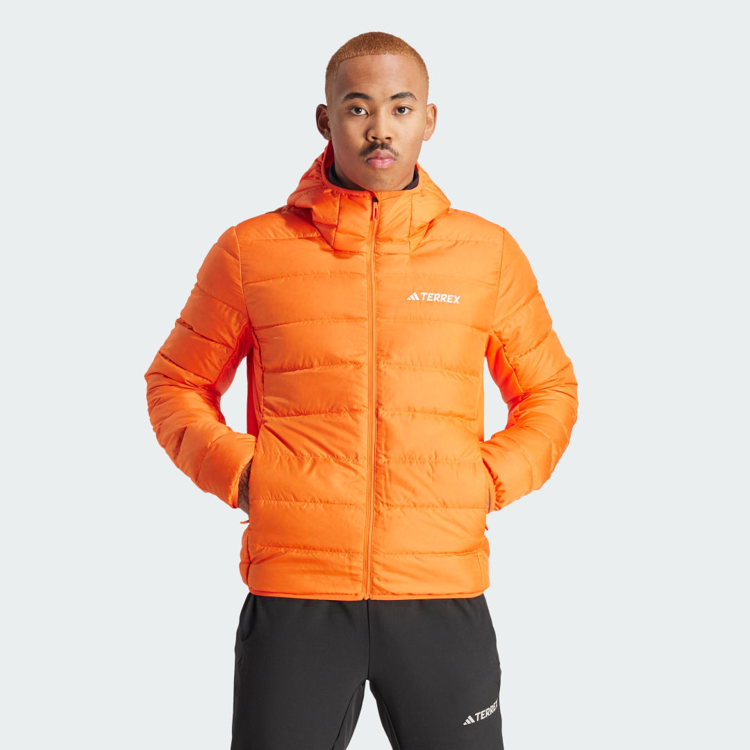 Jacka adidas Performance Terrex Multi Light Down Hooded Jacket Orange | IP3551, 1