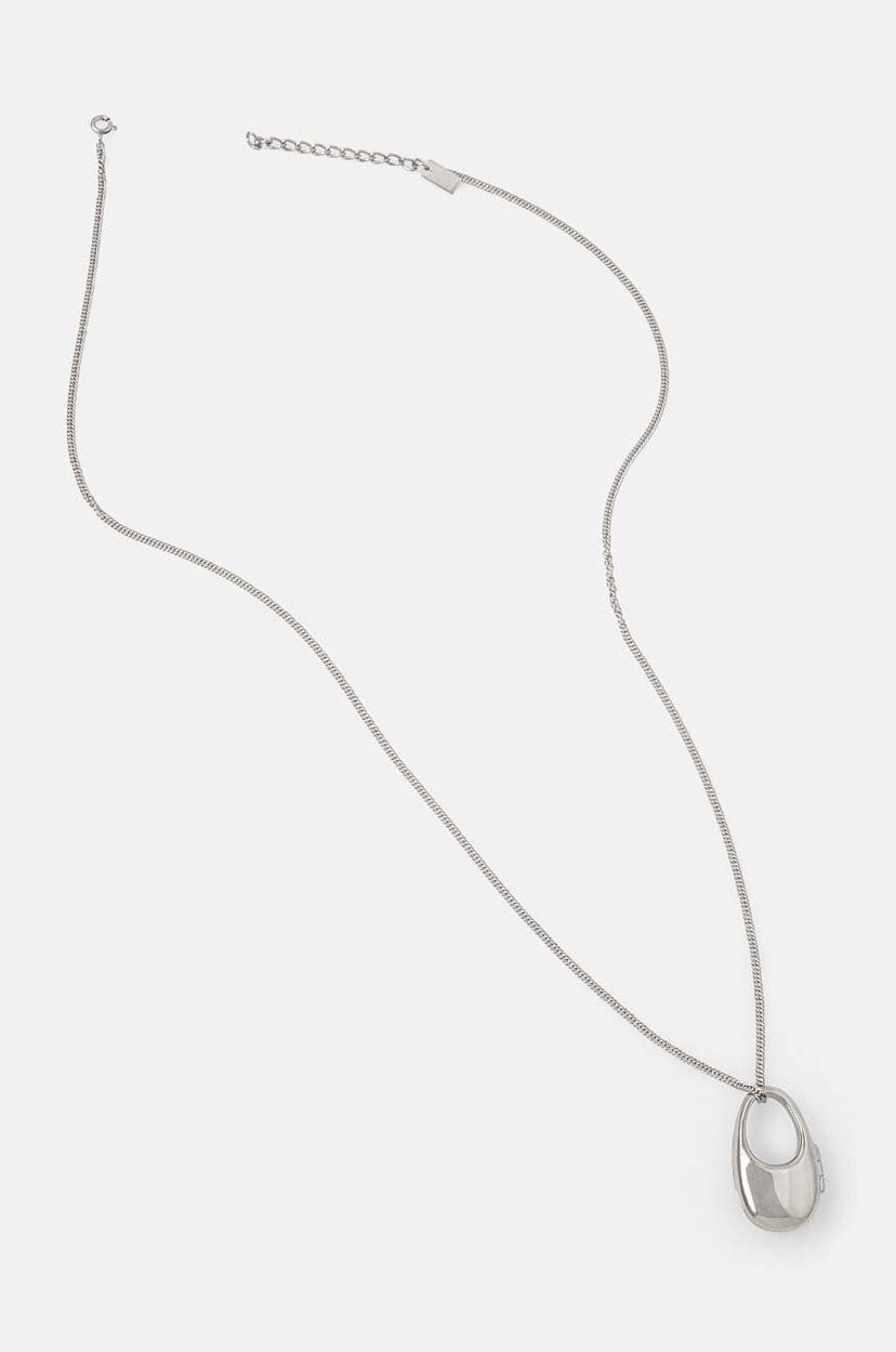 Halsband Coperni Silver-Tone Pendant Necklace Metallisk | COPBI12725