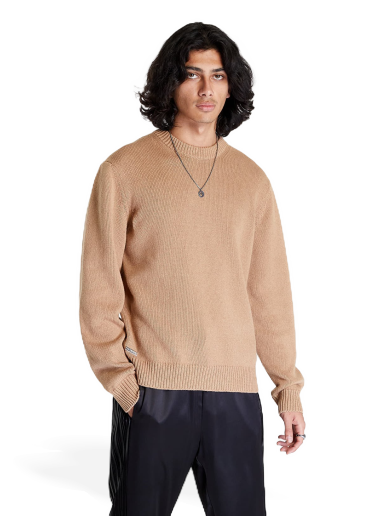 Sweatshirt Han Kjøbenhavn Crewneck Knit Cashmere Beige | M-131177-015