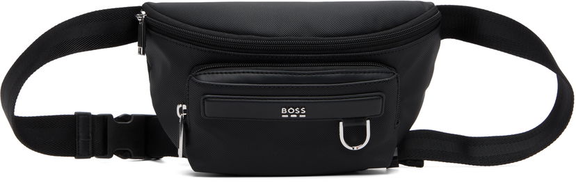 Midjeväska BOSS BOSS Logo Trim Belt Bag Svart | 50548787